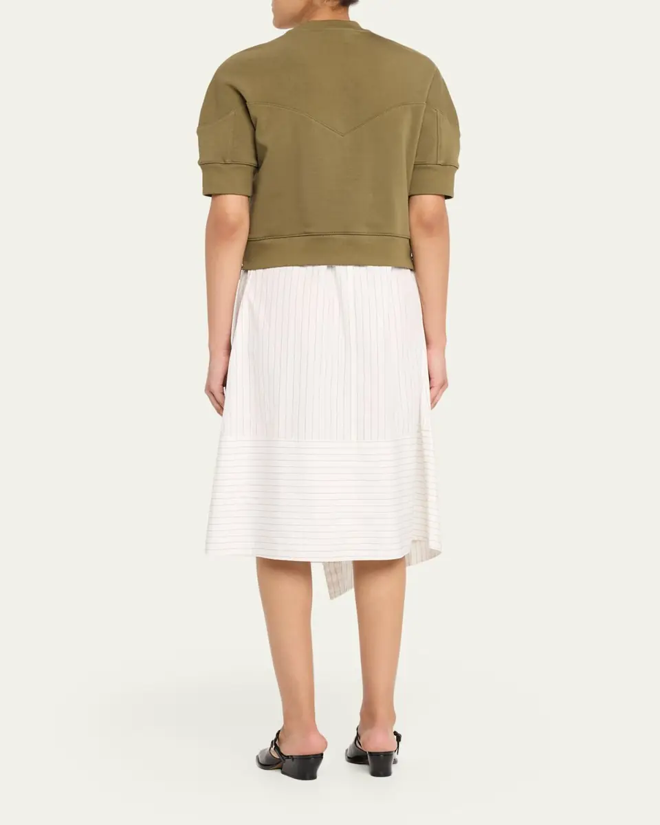 3.1 Phillip Lim French-Terry Combo Dress | Thumbnail 3 3.1 Phillip Lim French-Terry Combo Dress | Thumbnail 3