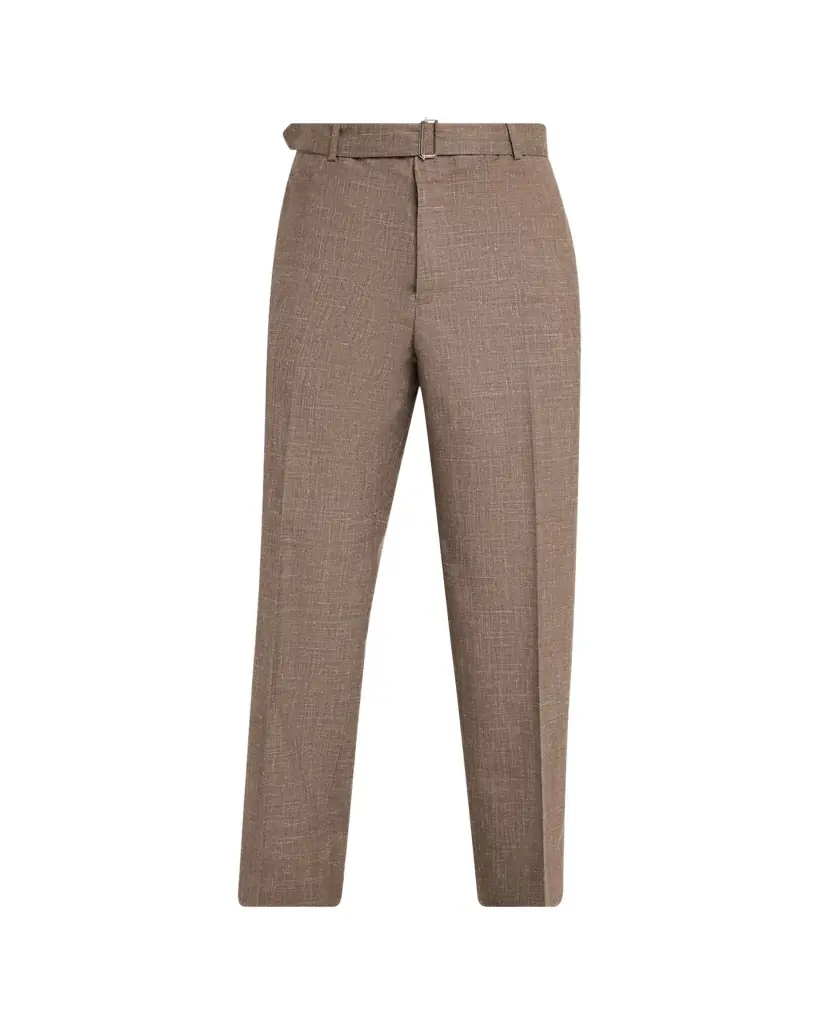 Officine Generale Hoche Wool-Linen Tailored Pants | Image 1 Officine Generale Hoche Wool-Linen Tailored Pants | Image 1