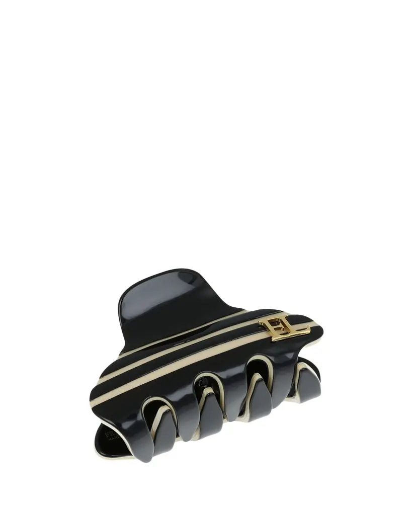 The Finest Accessories Stripe Small Claw Clip | Image 1 The Finest Accessories Stripe Small Claw Clip | Image 1