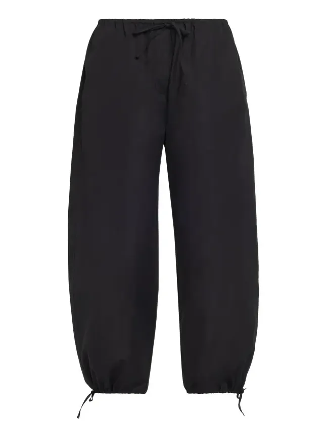 Drawstring Cotton Balloon Pants