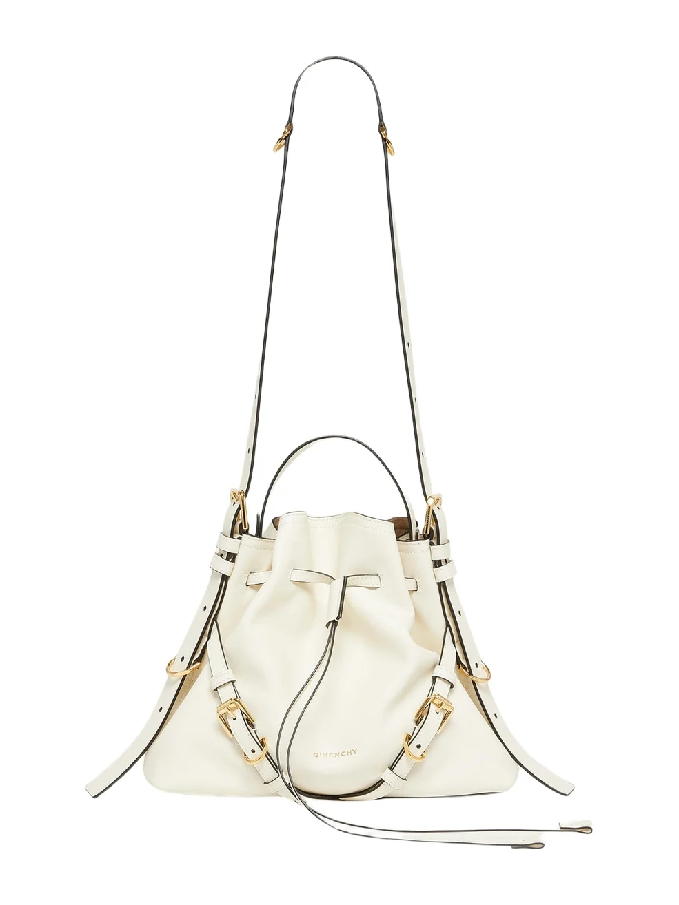Voyou Small Buckle Shoulder Bag in Leather Voyou Small Buckle Shoulder Bag in Leather