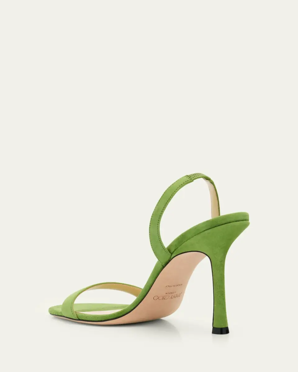 Jimmy Choo 85mm Jenn Suede Sandals | Thumbnail 2