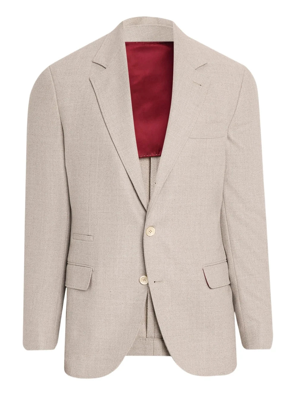 Brunello Cucinelli Men's Wool Flap Pocket Single-Breasted Suit Jacket