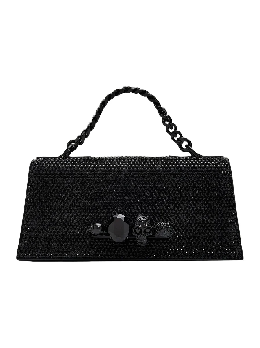 Jewelled Top-Handle Bag