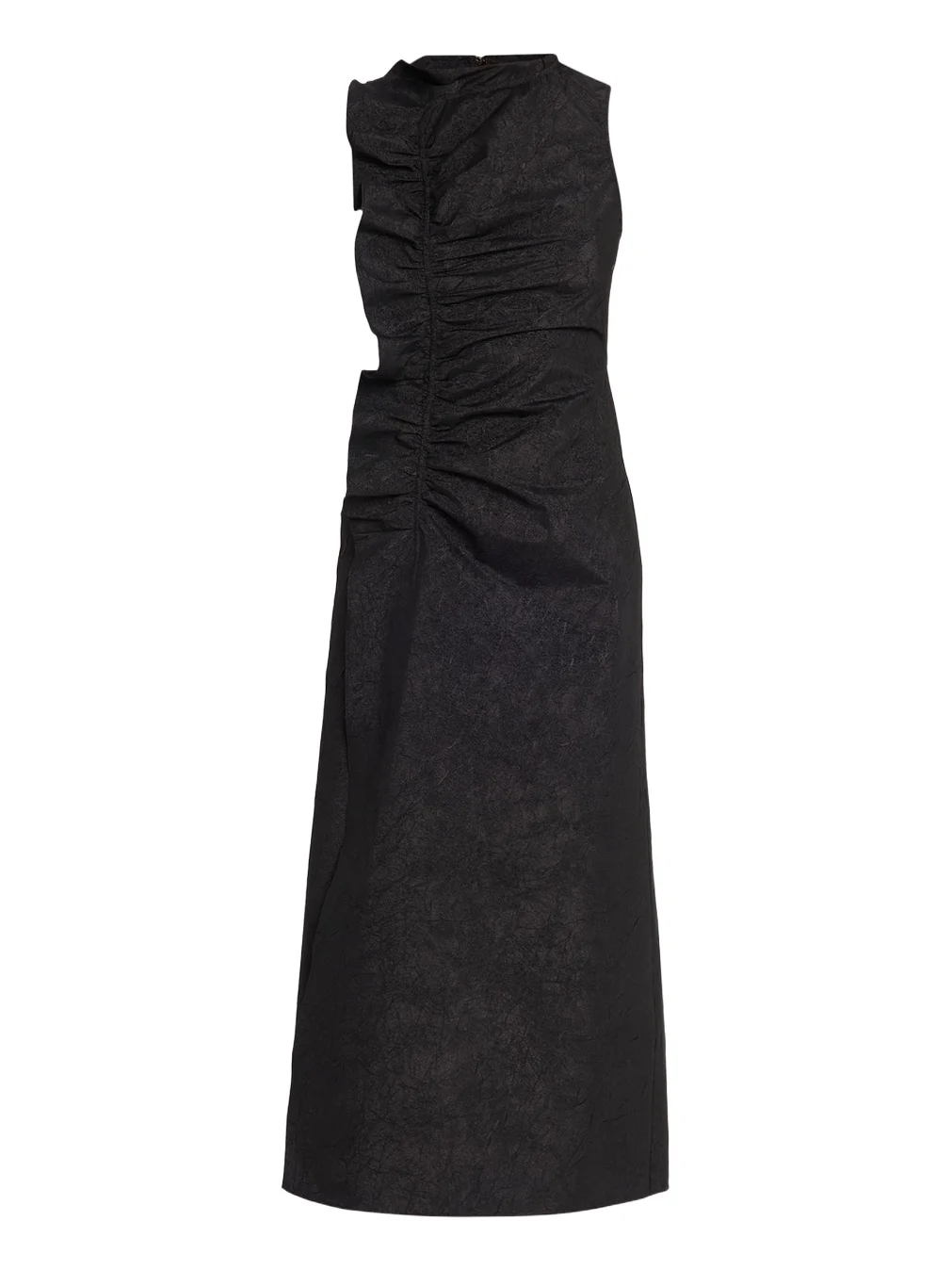 Demetria Ruffled Taffeta Midi Dress Demetria Ruffled Taffeta Midi Dress