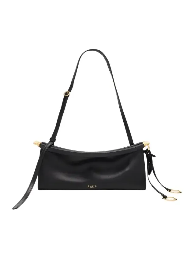 Le Click Small Shoulder Bag in Glossy Leather Le Click Small Shoulder Bag in Glossy Leather