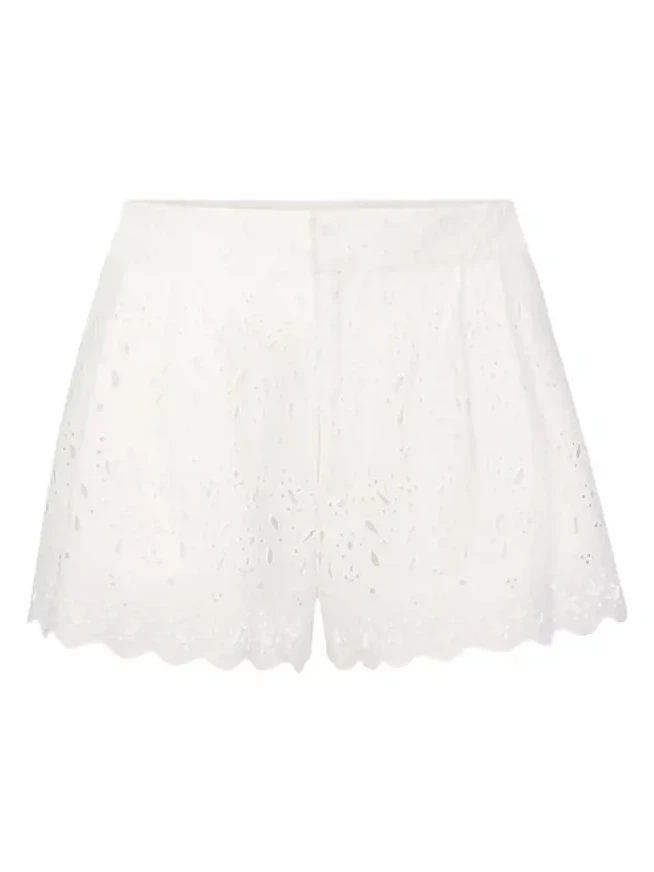 The Paisley Eyelet Shorts The Paisley Eyelet Shorts