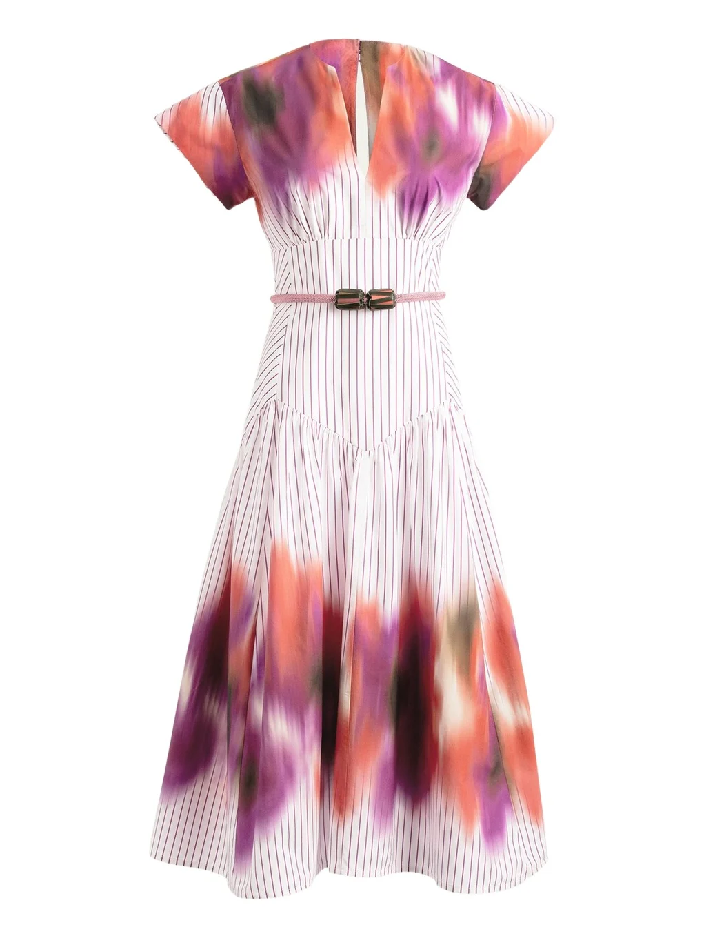 Antia Belted Midi Dress Antia Belted Midi Dress