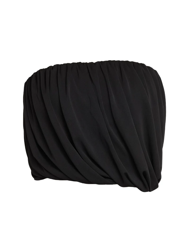 Calden Draped Strapless Top
