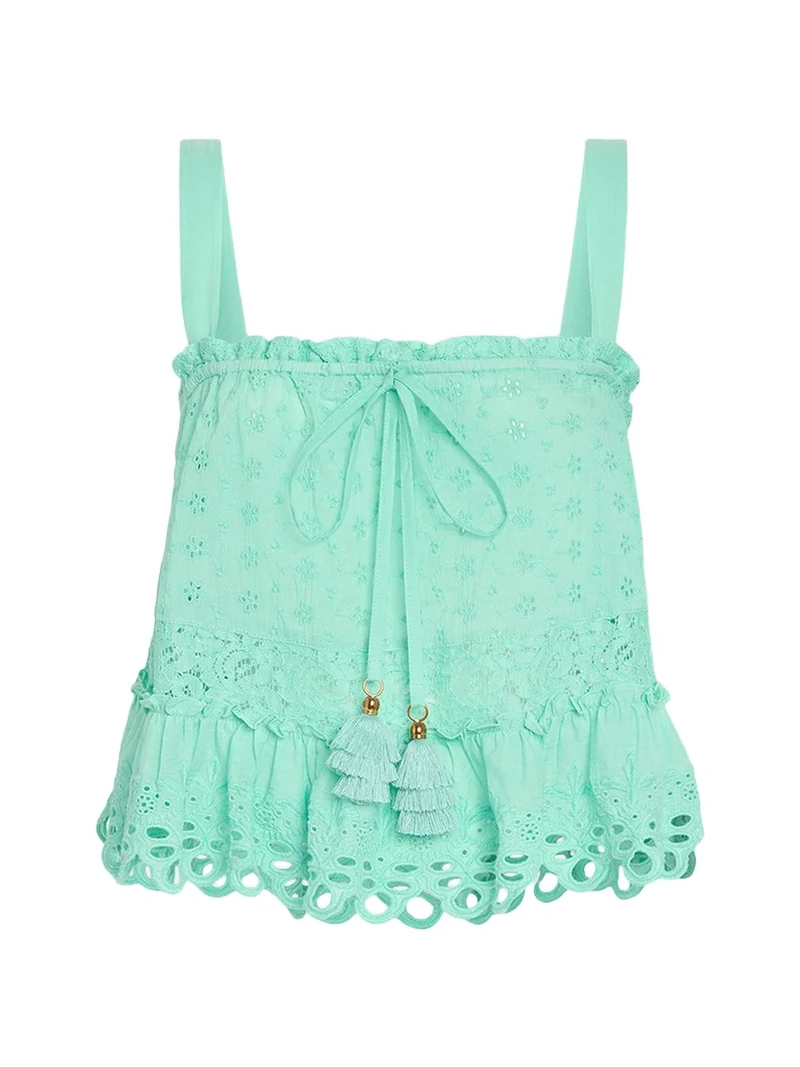 Amina Eyelet Tank Top Amina Eyelet Tank Top