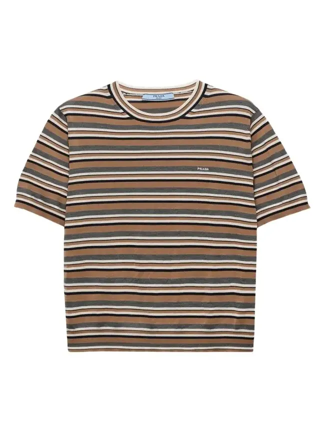 Short-Sleeve Striped Jersey T-Shirt