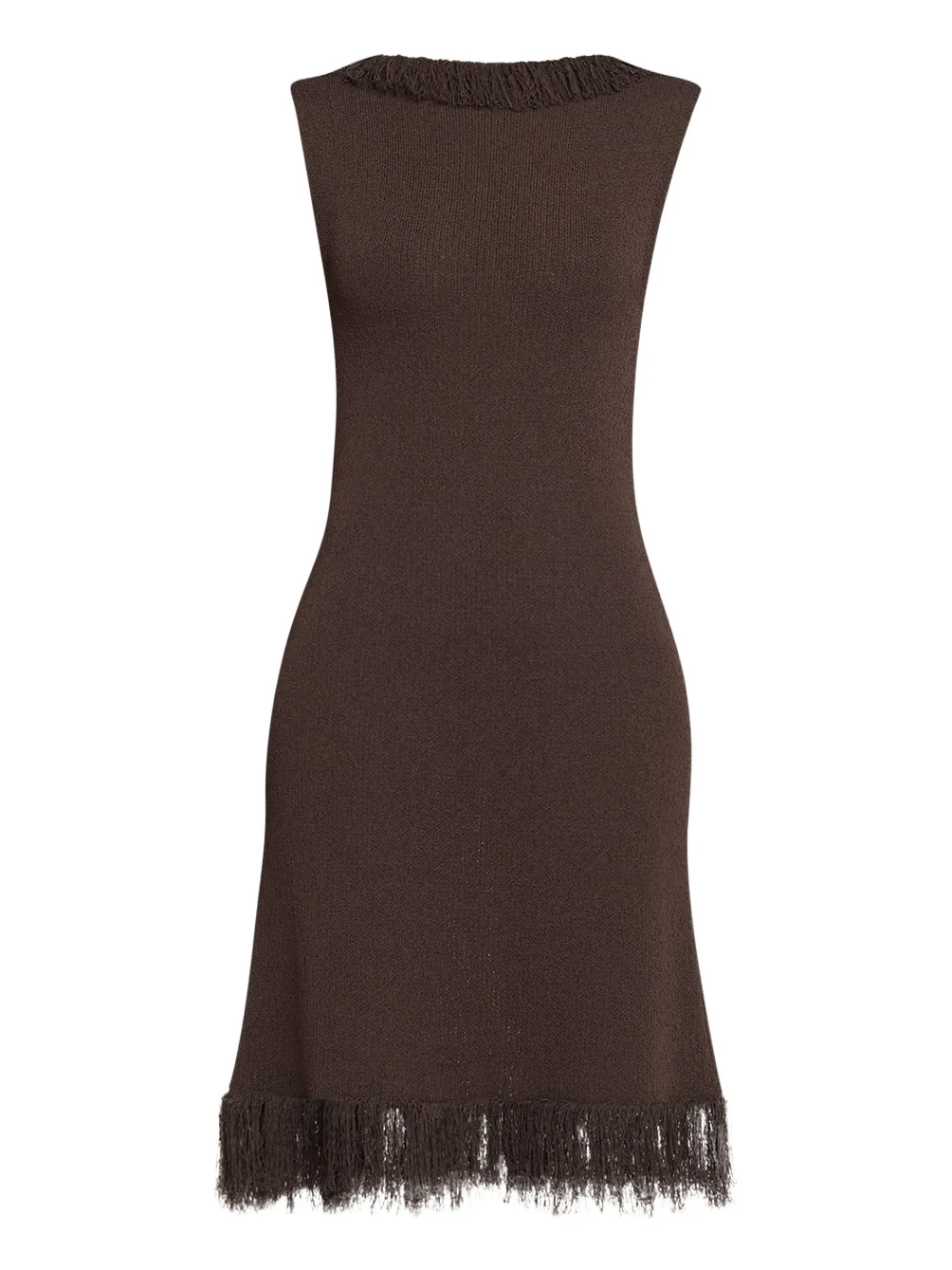 Saski Textured Fringe Dress Saski Textured Fringe Dress