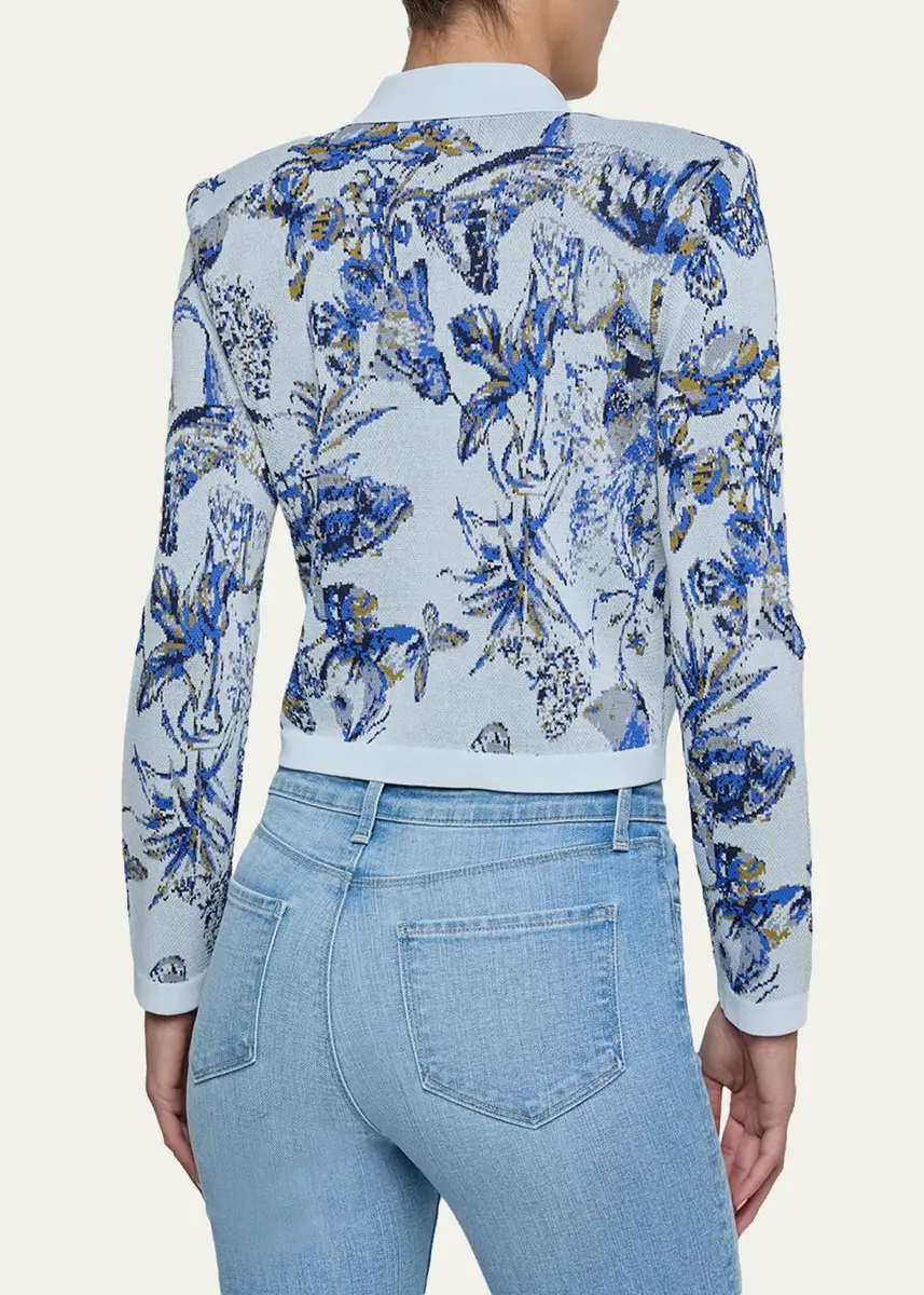 L'Agence Western Toile Osiris Jacquard Cardigan | Thumbnail 10 L'Agence Western Toile Osiris Jacquard Cardigan | Thumbnail 10