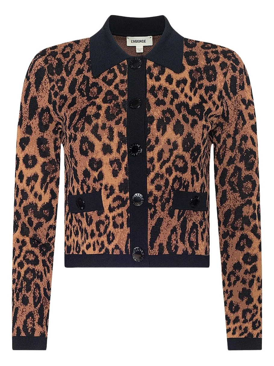 L'Agence Western Toile Osiris Jacquard Cardigan