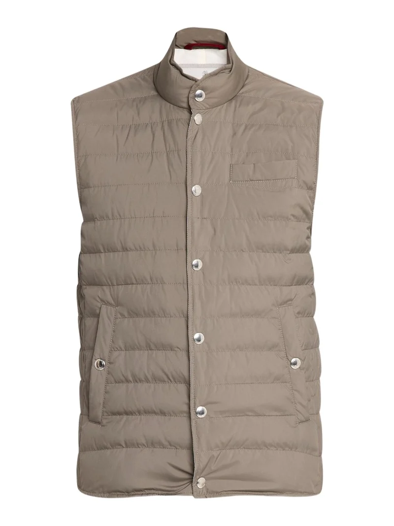 Men's Quilted Snap-Front Quilted Vest