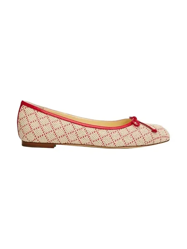 Verallim Raffia Ballerina Flats