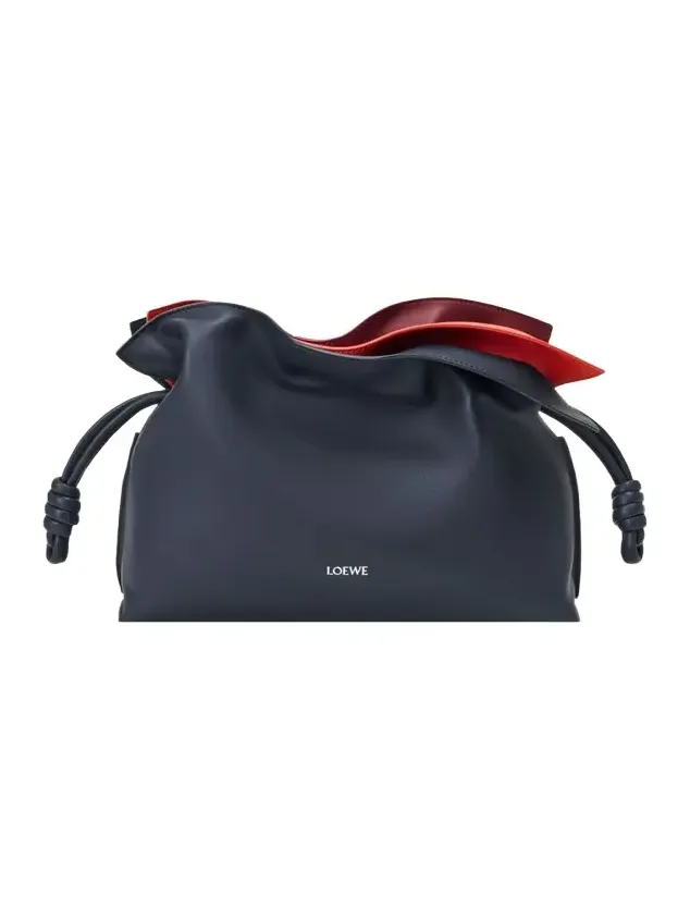 Flamenco Layered Leather Clutch Bag