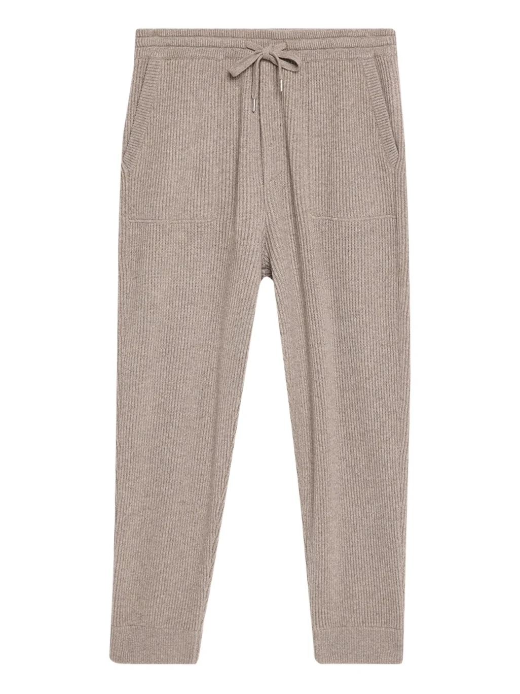Brunello Cucinelli Men's Cashmere Rib Drawstring Sweatpants