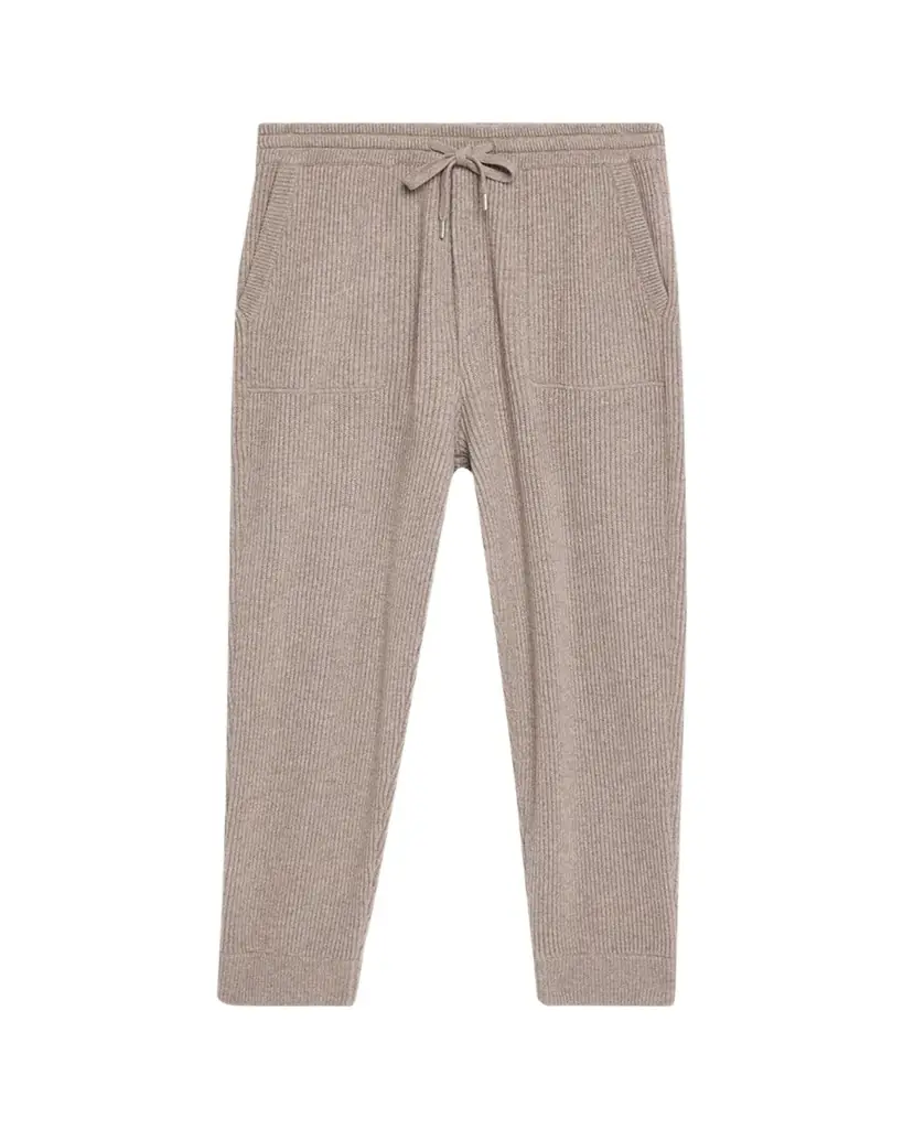 Brunello Cucinelli Men's Cashmere Rib Drawstring Sweatpants | Image 1 Brunello Cucinelli Men's Cashmere Rib Drawstring Sweatpants | Image 1