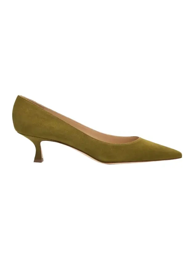 50mm Srila Suede Kitten Heel Pumps 50mm Srila Suede Kitten Heel Pumps