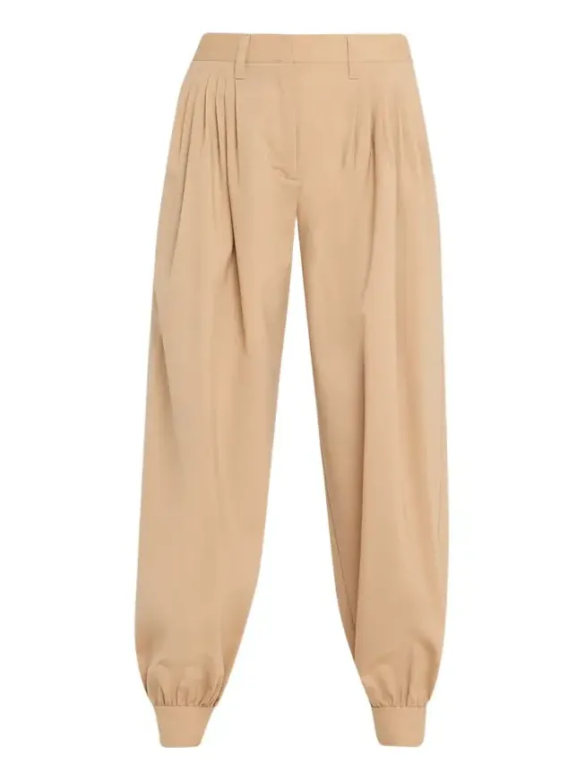 Luella Pleated Wool-Blend Pants