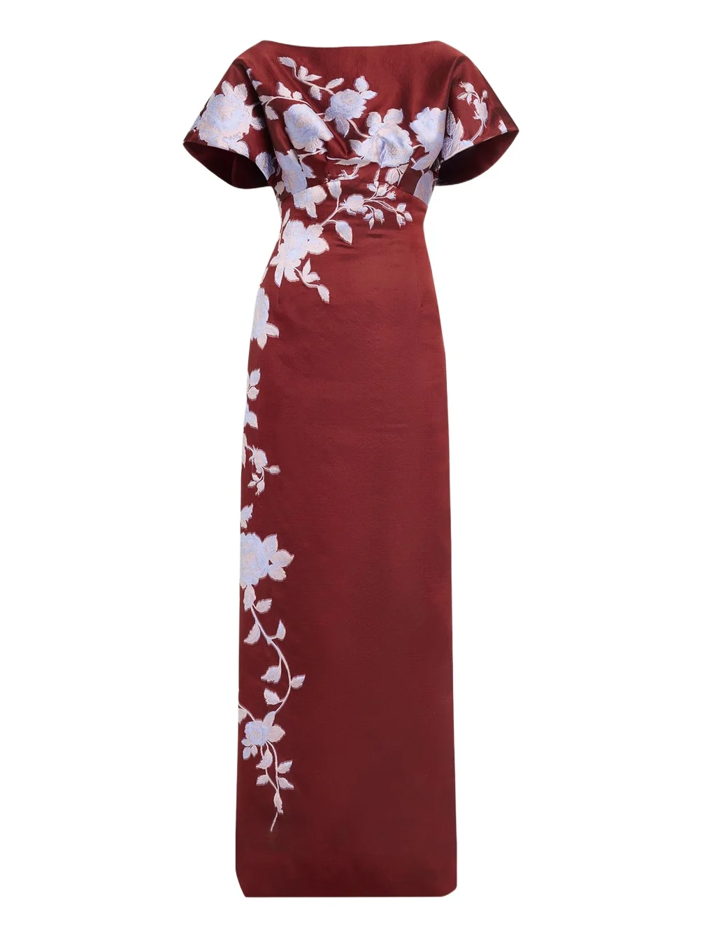 Lela Rose Rose Fil Coupe Empire-Waist Column Gown