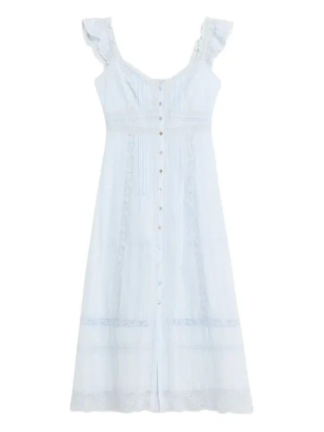 Kailette Button-Front Maxi Dress Kailette Button-Front Maxi Dress