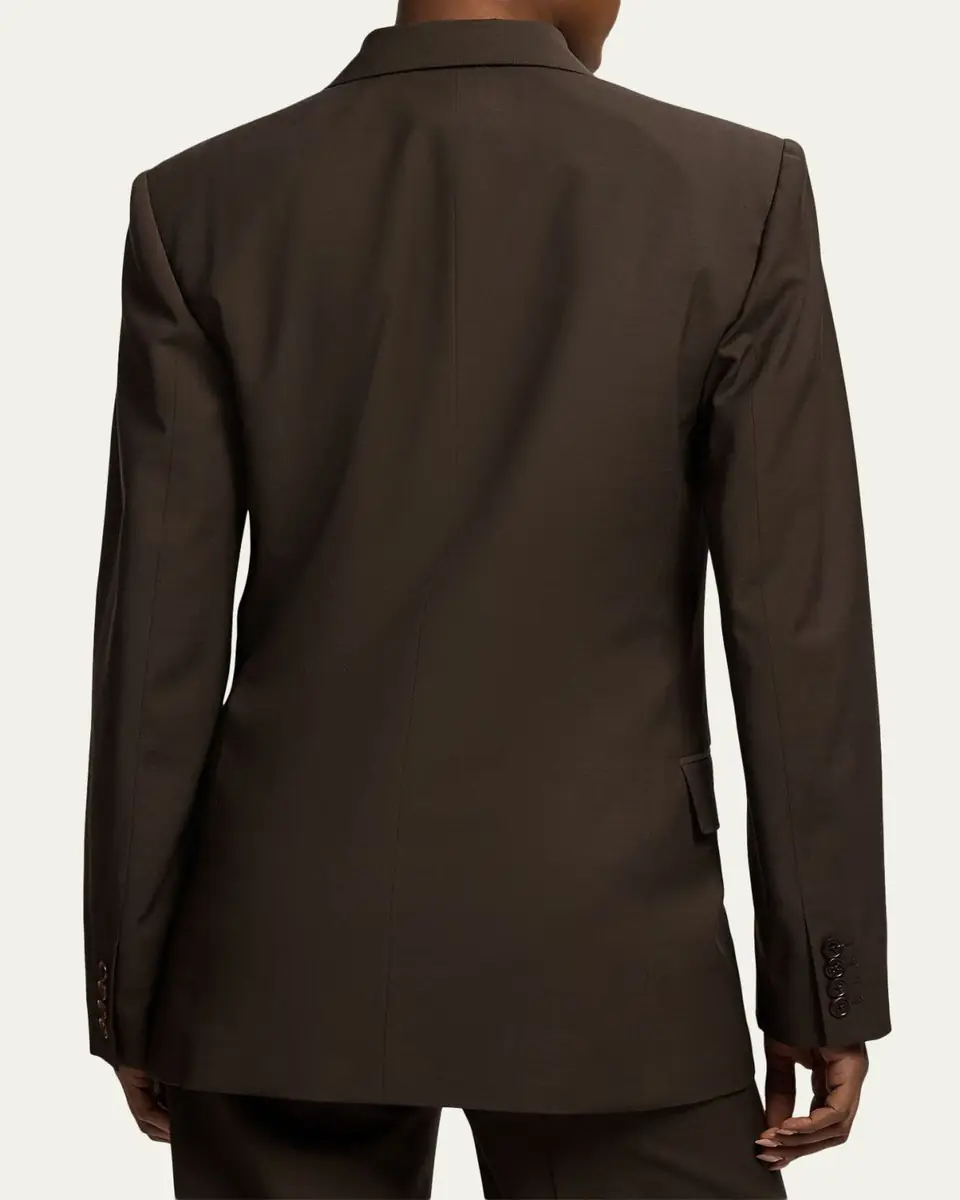 Ralph Lauren Collection Tropical Wool Single-Breasted Blazer | Thumbnail 3 Ralph Lauren Collection Tropical Wool Single-Breasted Blazer | Thumbnail 3