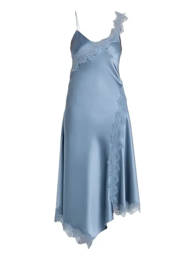 Vernon Lace Silk Slip Dress Vernon Lace Silk Slip Dress