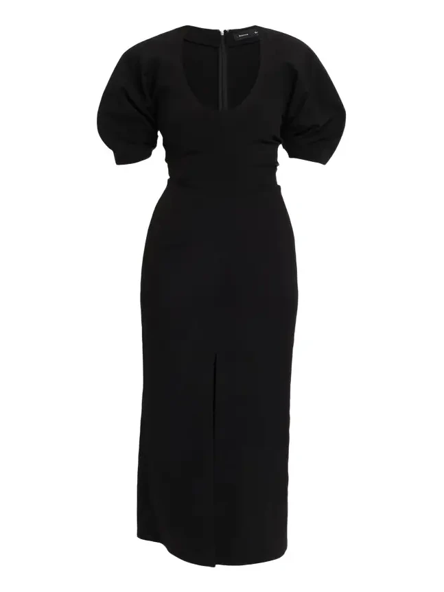 Clarissa Dress in Bi-Stretch Cotton Nylon