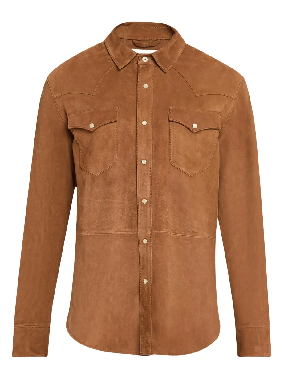Men's Suede Western Overshirt Men's Suede Western Overshirt