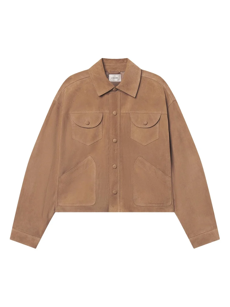 The Suede Utility Jacket The Suede Utility Jacket