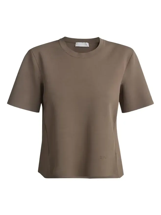 Iconic Compact Knit Short-Sleeve Top