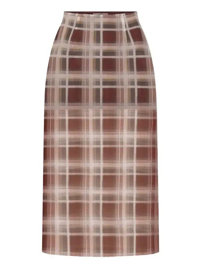 The Plaid Organza Skirt The Plaid Organza Skirt