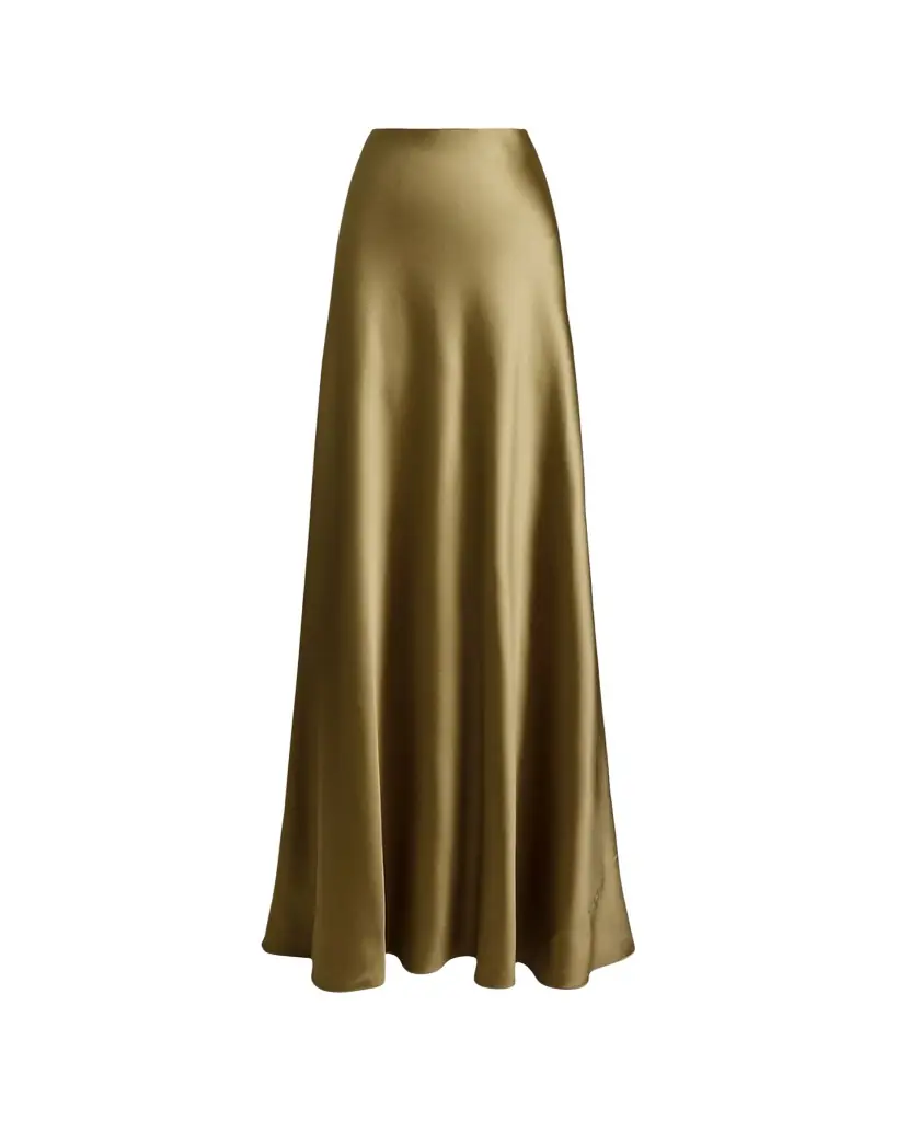 Ralph Lauren Collection Masina Stretch Satin Skirt | Image 1 Ralph Lauren Collection Masina Stretch Satin Skirt | Image 1