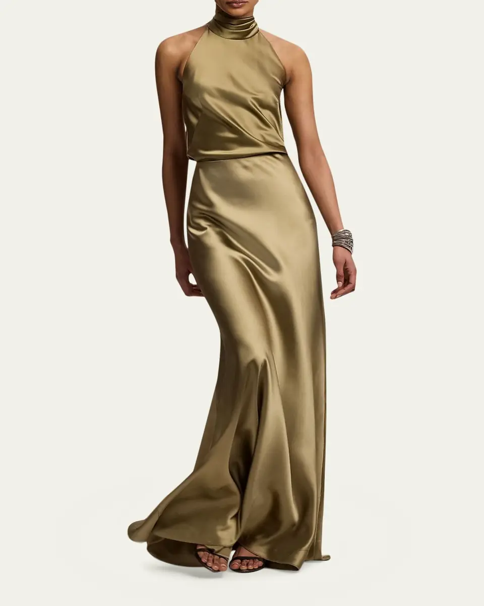 Ralph Lauren Collection Luxury Satin Sleeveless Top | Thumbnail 2