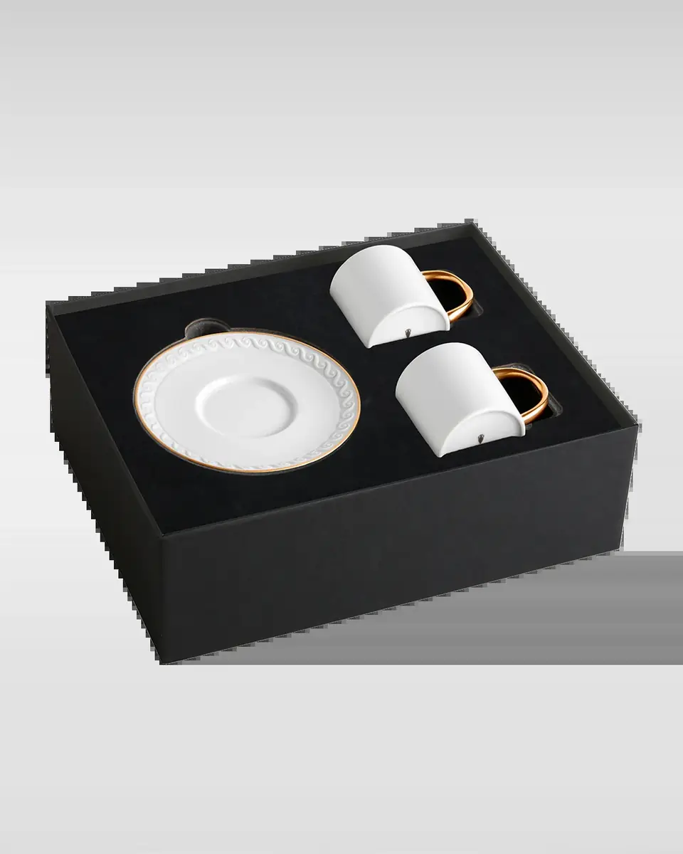 L'Objet Neptune Espresso Cup & Saucer | Thumbnail 2 L'Objet Neptune Espresso Cup & Saucer | Thumbnail 2