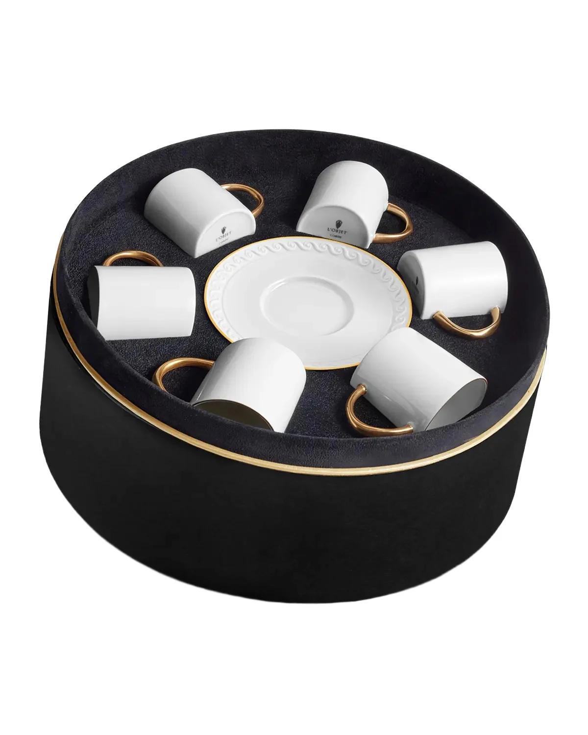 L'Objet Neptune Espresso Cup & Saucer