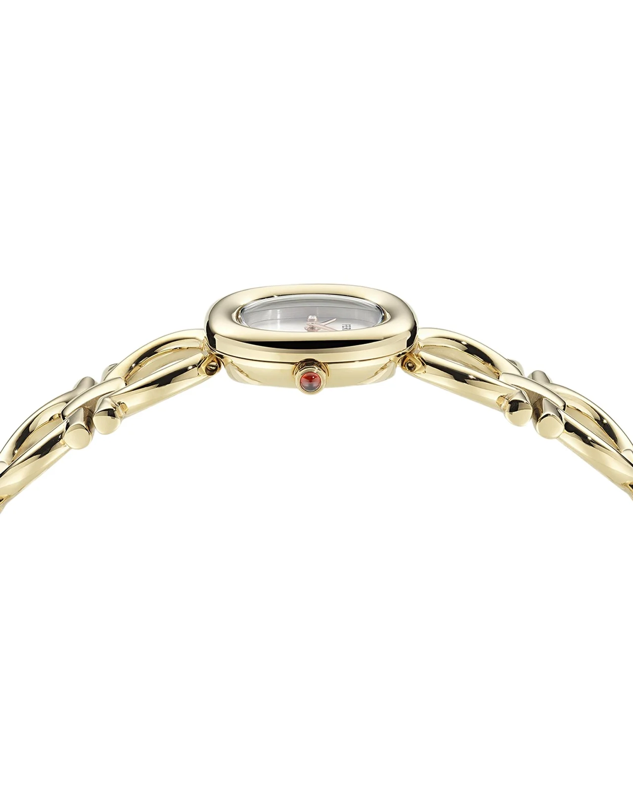 25mm Double Gancini BraceleDouble Gancini 25MM IP Yellow Gold Diamond Watch 25mm Double Gancini BraceleDouble Gancini 25MM IP Yellow Gold Diamond Watch