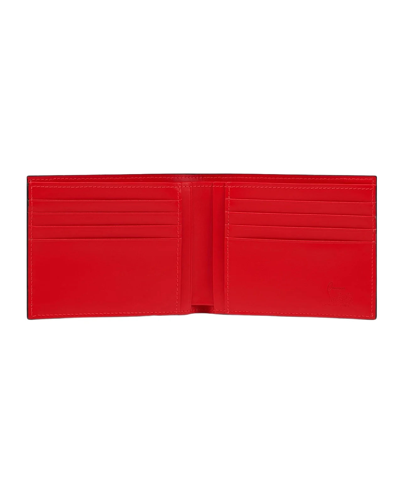Christian Louboutin Men's Canopy Printed Leather Bifold Wallet