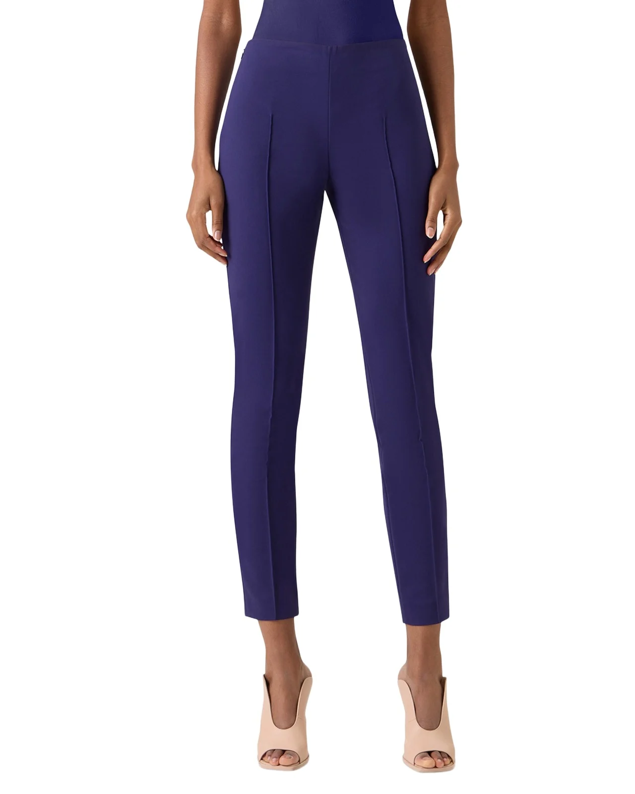 Melissa Stretch Techno Cotton Slim-Fit Pants Melissa Stretch Techno Cotton Slim-Fit Pants
