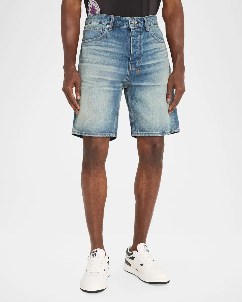 Ksubi Men's Anti-K Whiskered Denim Shorts | Thumbnail 3 Ksubi Men's Anti-K Whiskered Denim Shorts | Thumbnail 3