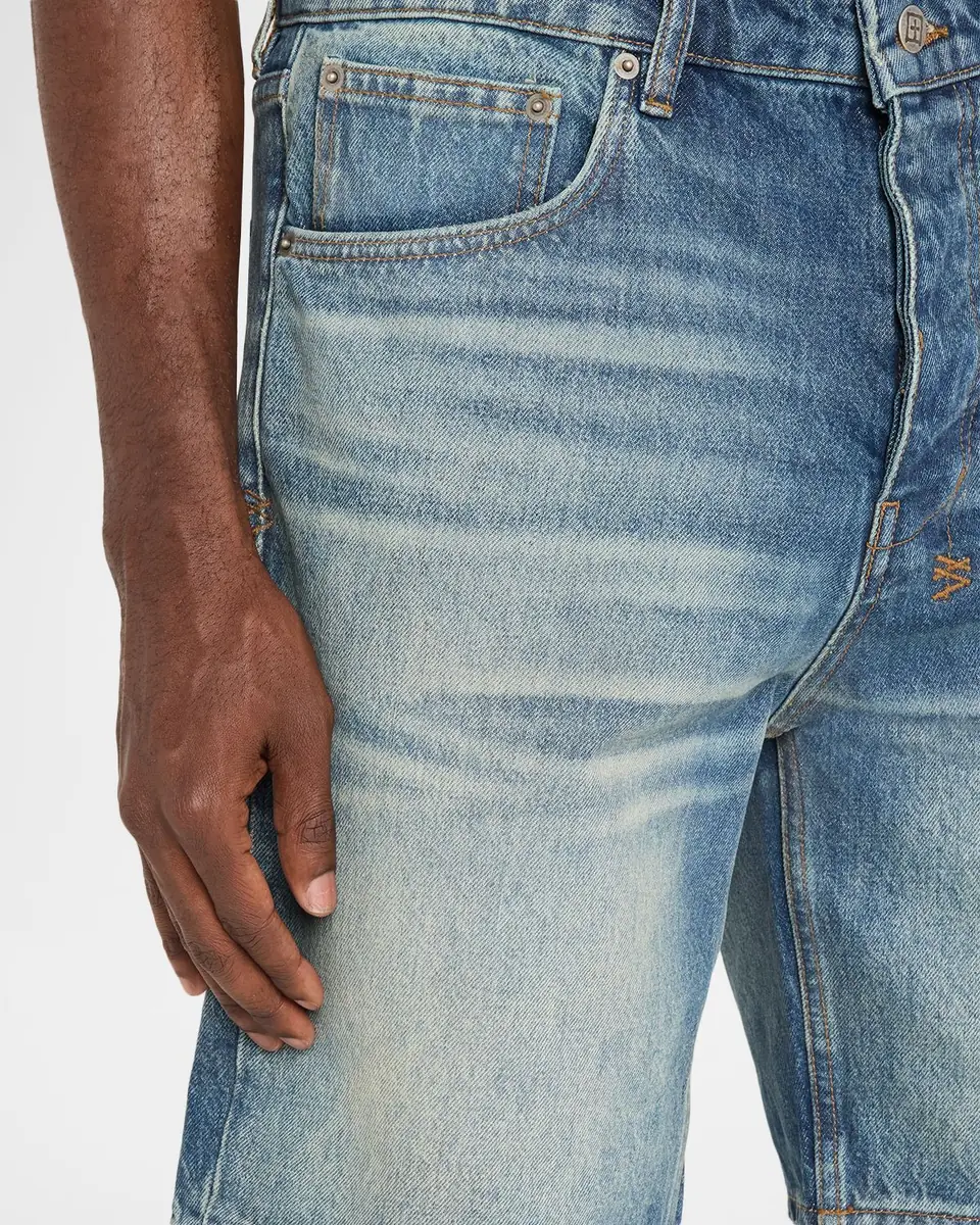 Ksubi Men's Anti-K Whiskered Denim Shorts | Thumbnail 4 Ksubi Men's Anti-K Whiskered Denim Shorts | Thumbnail 4