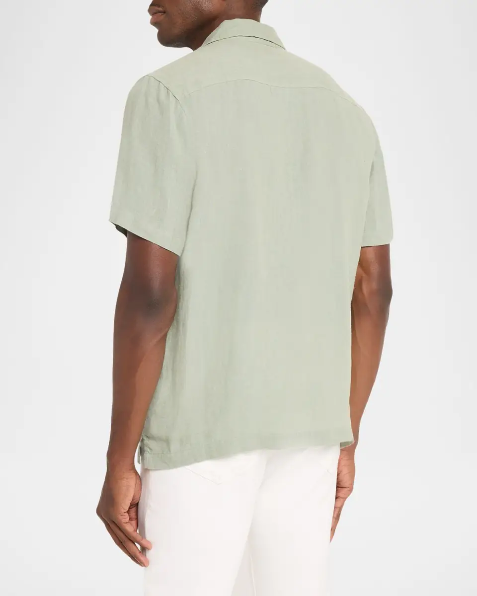 Joe's Jeans Men's Linen Camp Shirt | Thumbnail 2 Joe's Jeans Men's Linen Camp Shirt | Thumbnail 2