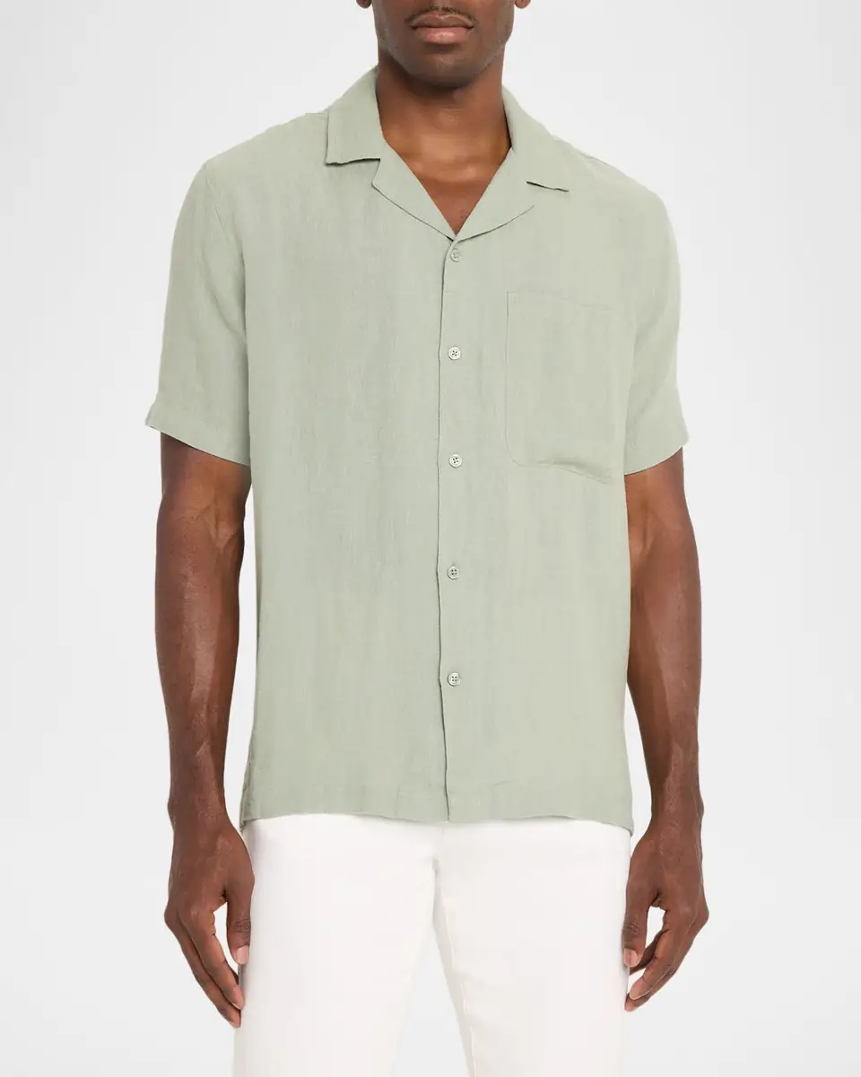 Joe's Jeans Men's Linen Camp Shirt | Thumbnail 3 Joe's Jeans Men's Linen Camp Shirt | Thumbnail 3