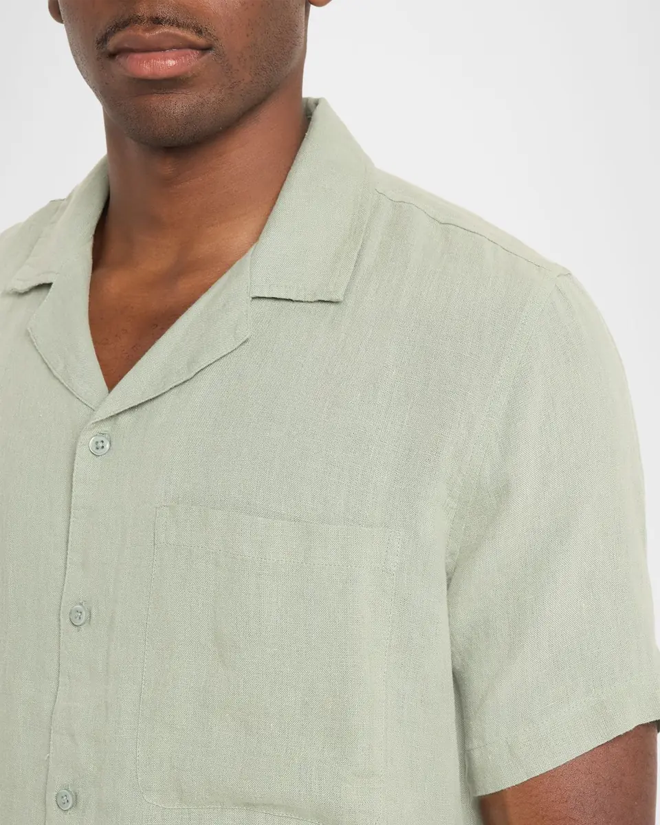 Joe's Jeans Men's Linen Camp Shirt | Thumbnail 4 Joe's Jeans Men's Linen Camp Shirt | Thumbnail 4