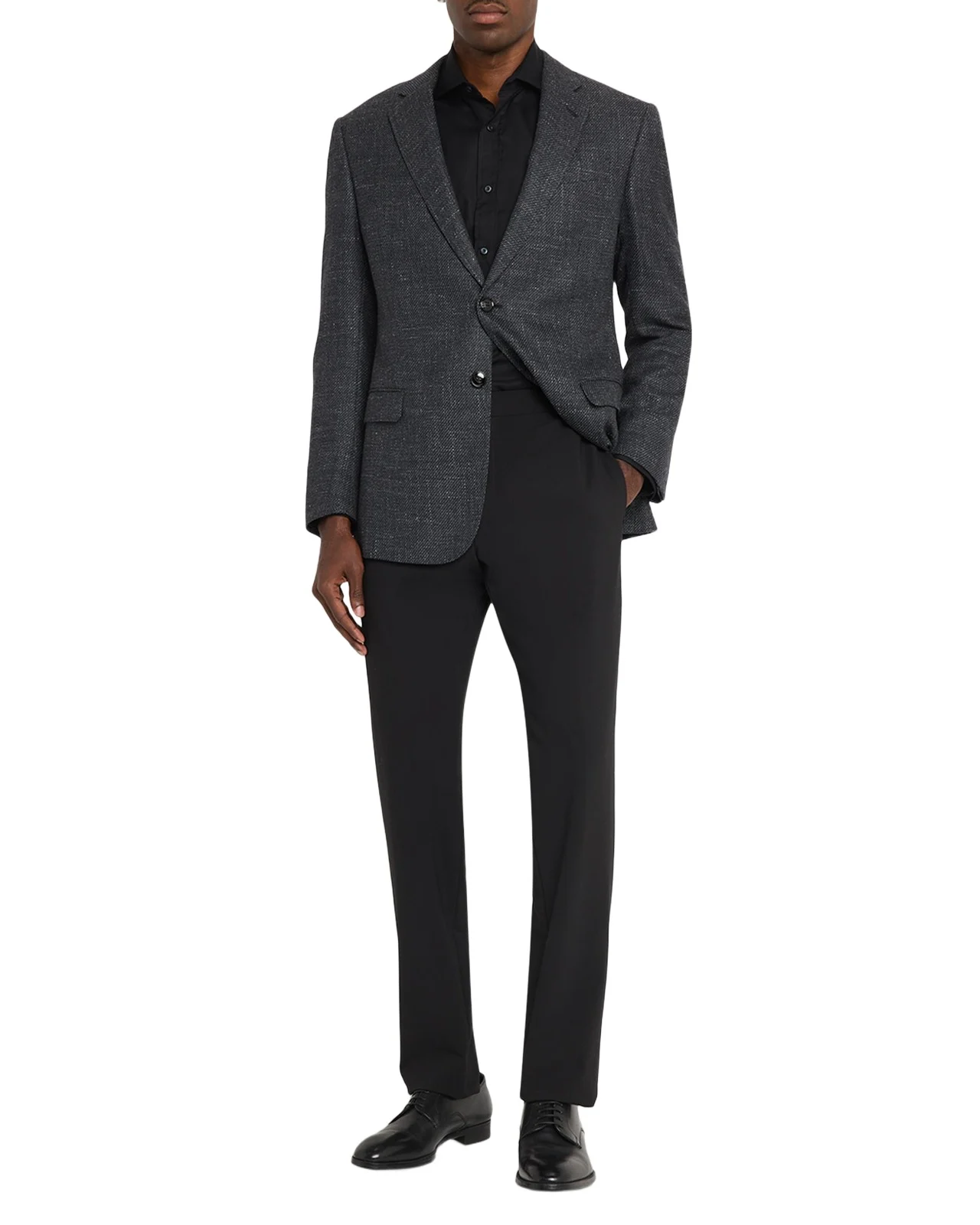 Giorgio Armani Men's Wool Blend Melange Two-Button Sport Coat