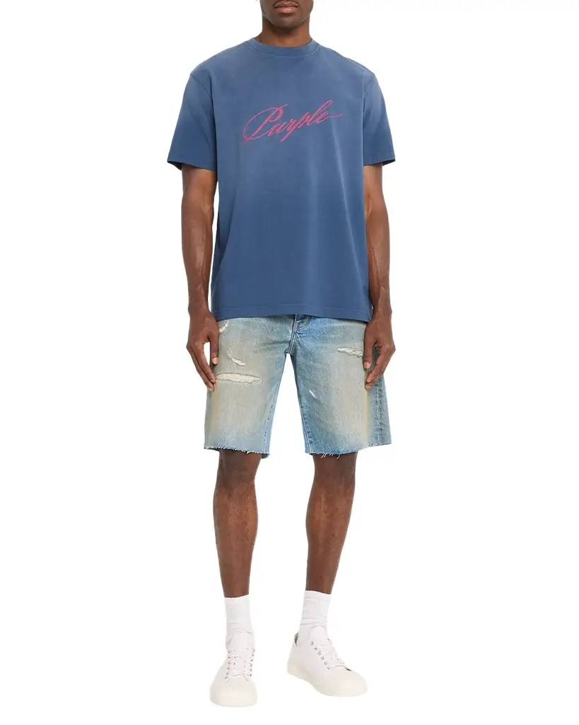 Men's Logo Washed Cotton T-Shirt
