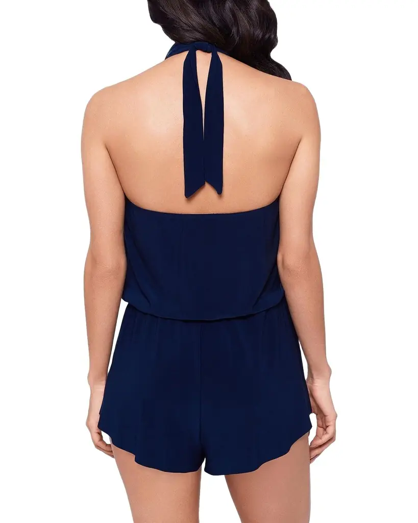Magicsuit Solid Piper Romper Coverup | Image 1 Magicsuit Solid Piper Romper Coverup | Image 1