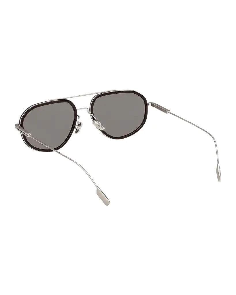 Men's Double-Bridge Titanium Aviator Sunglasses Men's Double-Bridge Titanium Aviator Sunglasses